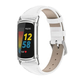 Mijobs Genuine Leather Slim Watch Band